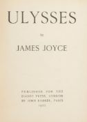 Joyce (James) - Ulysses,  second printing  ,   first English edition  ,   number 253 of 2000