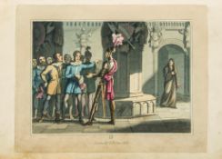 Colour plates.- - Tournament (The); or Days of Chivalry.  24 hand-coloured aquatint plates,