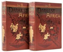 In Darkest Africa, 2 vol., fifth edition, folding maps, plates  ( Sir   Henry Morton)   In Darkest