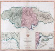 West Indies.- Jefferys (Thomas) - Jamaica From the Latest Surveys, with inset plans of the Harbour