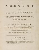 An Account of Sir Isaac Newton`s Philosophical Discoveries, first edition  An Account of Sir Isaac