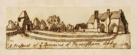 [Lewis (John)] - The History and Antiquities of the Abbey Church of Faversham in Kent,  engraved