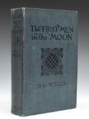 Wells (H.G.) - The First Men in the Moon,  first edition,   second state, 12 plates,  some light