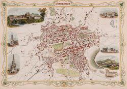 Rapkin (J.) and H.Winkles - Edinburgh, city plan for the Tallis Atlas, the plan by Rapkin, the
