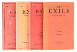 The Exile, 4 vol., first edition, some light browning to margins  (Ezra,  editor  )   The Exile,