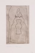 Ben Nicholson (1894-1982) - Curled Turkish Form (C.133) etching printed with a delicate plate tone,