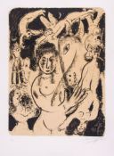 Marc Chagall (1887-1985) - Le Songe d`une Nuit d`Eté (M.745) lithograph printed in colours, 1975,