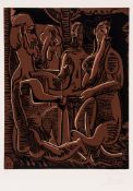 Pablo Picasso (1881-1973) - Le Dejeuner sur L`Herbe (B.1096) linocut printed in colours, 1962,