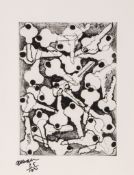 Arman (1928-2005) - Keys etching, 1963, signed in black ink, numbered 25/100, published by Galleria