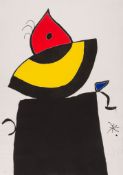Joan Miró (1893-1983) - Quatre Colors Aparien el mon (D.826) etching with aquatint printed in