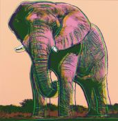 Andy Warhol (1928-1987) - African Elephant (F.&S.II.293) screenprint in colours, 1983, signed in