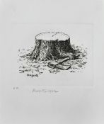 Rene Magritte (1898-1967) - Le Traveaux D`Alexandre (KB.1) etching, 1960, signed and inscribed e.a