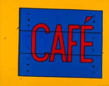 Patrick Caulfield (1936-2005) - Café Sign (C.12) screenprint in colours, 1968, the colours bright