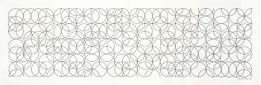 Bridget Riley (b.1931) - Composition with circles 2 (S.46) screenprint, 2001, signed, titled and