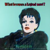 Andy Warhol (1928-1987) - Blackglama (Judy Garland) (F.&F.IIb.351) unique screenprint in colours,