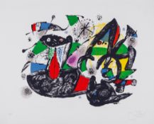 Joan Miró (1893-1983) - Dorthea Tanning (M.929) lithograph printed in colours, 1974, signed in