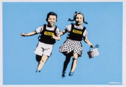 Banksy (b.1974) - Jack & Jill screenprint in colours, 2005, signed and dated in pencil, numbered
