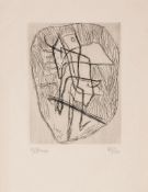 Marcel Janco (1895-1984) - Composition etching, 1961, signed in pencil, numbered 45/100, published