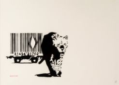 Banksy (b.1974) - Barcode screenprint in colours, 2004, stamped with artist`s tag in red, numbered