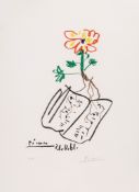 Pablo Picasso (1881-1973)(after) - Fleur Lithograph printed in colours, 1961, signed in pencil,