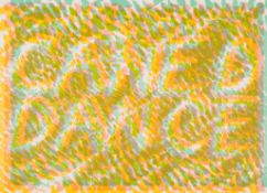 Bruce Nauman (b.1941) - Caned Dance lithograph printed in colours 1974, signed, dated and inscribed