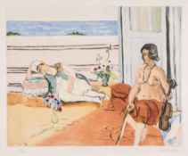 Henri Matisse (1869-1954)(after) - Odalisque sur la Terrasse (G.P.633) etching with aquatint