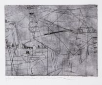 Ben Nicholson (1894-1982) - Moonshine (C.62) etching, 1966, titled and dated e` in pencil, numbered