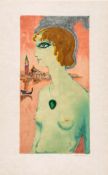 Kees van Dongen (1877-1968) - La Marquise de Casati the rare lithograph printed in colours, circa