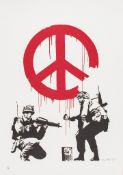 Banksy (b.1974) - CND Soldiers screenprint in colours, 2005, signed and dated in pencil, numbered