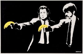Banksy (b.1974) - Pulp Fiction A/P screenprint in colours, 2004, signed and inscribed AP, a rare