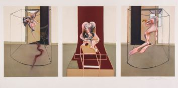 Francis Bacon (1909-1992) - Triptych 1981, Inspired by the Oresteia of Aeschylus (S.16) lithograph