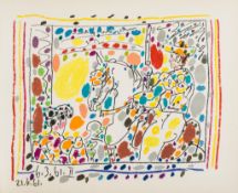 Pablo Picasso (1881-1973) - Toreros (B.1014-1017) the book, 1961, comprising four lithographs, one