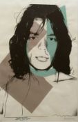 Andy Warhol (1928-1987) - Mick Jagger (F.&S.II.38) screenprint in colours, 1975, signed by the