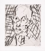 Frank Auerbach (b.1931) - Bill etching, 2009, signed and titled in pencil, numbered 31/100, printed