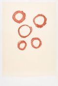 Robert Motherwell (1915-1991) - Five Circles (B.78) lithograph printed in colours, 1971-72, signed