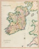 Ireland.- - A good group of 11 Irish maps, by, for or after Teesdale, Weller, Murray, Tallis and