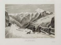 Brockedon (William) - Illustrations of the Passes of the Alps, 8 parts only (of 12) in one,   with