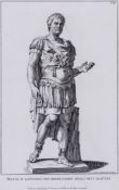 Domenico de Rossi (1659-1730) - A group of 11 plates of statues of Roman emperors from Raccolta de