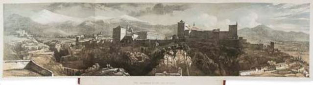 Castile and Andalucia, half-title, panorama frontispiece and 23 tinted...  ( Lady   Louisa)
