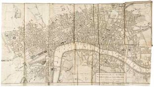 London and its Environs Described, 6 vol.,   1 folding map only (plan of London, lacking map of