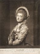 Theatrical Portraits. - A fine mezzotint portrait of Anna Zamparini by J. Findlayson after N. Hone,