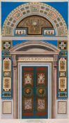 Raphael.- - Two plates from `Loggia di Rafaele nel Vaticano`,  engravings, by Joann Ottaviani, on