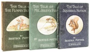 Potter (Beatrix) - The Tale of Squirrel Nutkin,  third printing, small ink inscription, spine