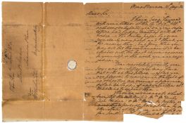 Autograph Letter signed ""G Washington"" twice to the Rev. William Gordon, 2pp  (George,