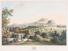Clark (John) - The City of Edinburgh, from Views in Scotland,   original hand-coloured aquatint,