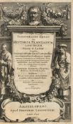 Theophrastus. - De Historia Plantarum Libri Decem,  first edition ,  double column. text in Latin