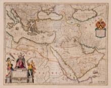 Blaeu (Johan and Willem) - Turcicum Imperium, showing north east Africa, Italy, Greece, Turkey, and