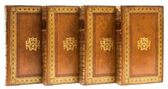Bindings.- Massinger (Philip) - The Plays, edited by W.Gifford, 4 vol.,   second edition, engraved