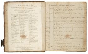 Fair [Ship`s log book from London to Demarara], manuscript log book, 209pp  Fair (Thomas,  Master