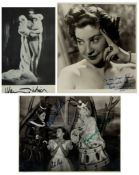 Singers and Actresses. - A collection of photographs, including portraits of Marlene Dietrich,